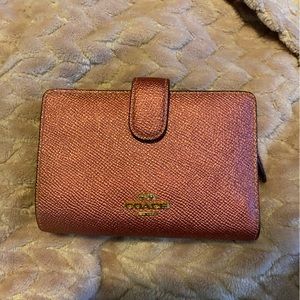 Pink coach wallet